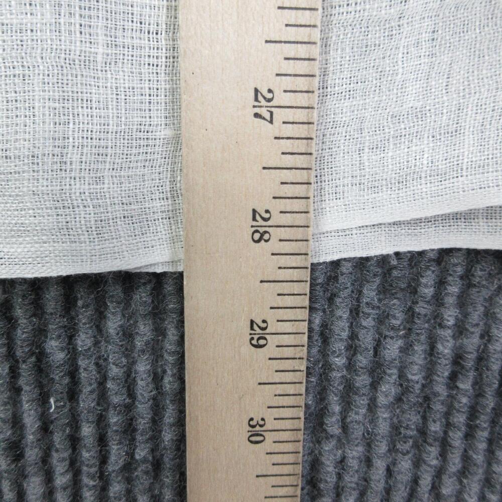 Quince Scarf Womens One Size White Linen Rectangle Fringe Multifunctional NWT - Picture 5 of 12